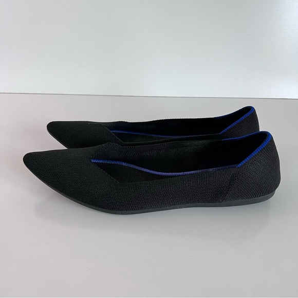 Rothy's Womens The Point in Black Solid - Picture 4 of 7